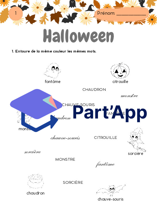 Halloween - fiches 🎃_2