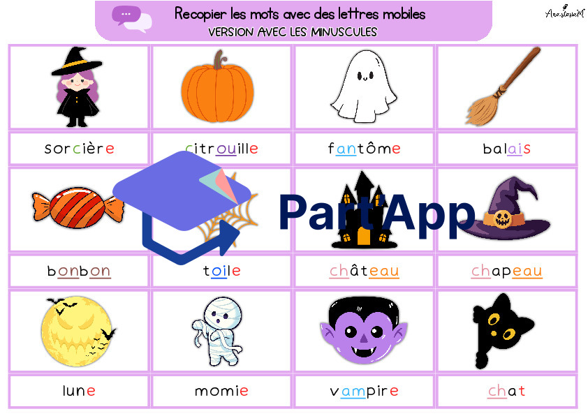 Recopier des mots (Ateliers Halloween)_2