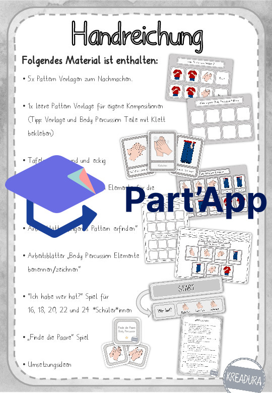 Body Percussion Materialpaket - Spiele - Tafelmaterial - Pattern_3