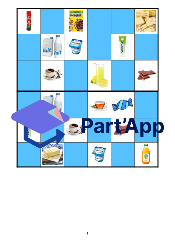 Allemand 5P - Einheit 1 - Loto des aliments_2