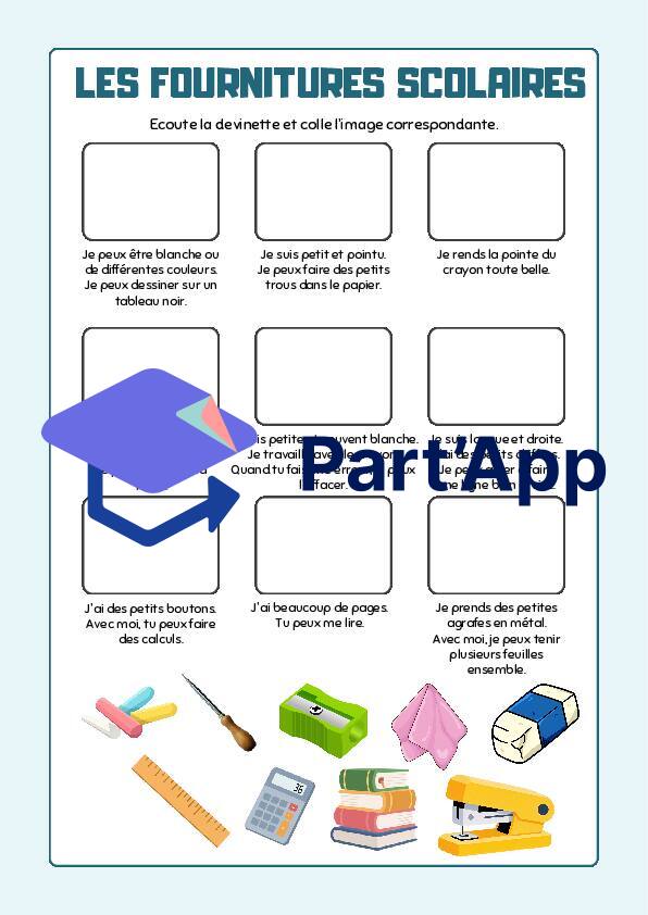 Fiche devinettes fournitures scolaires_5