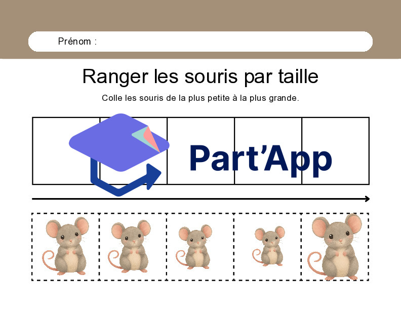 Exercices de tri par grandeur_8