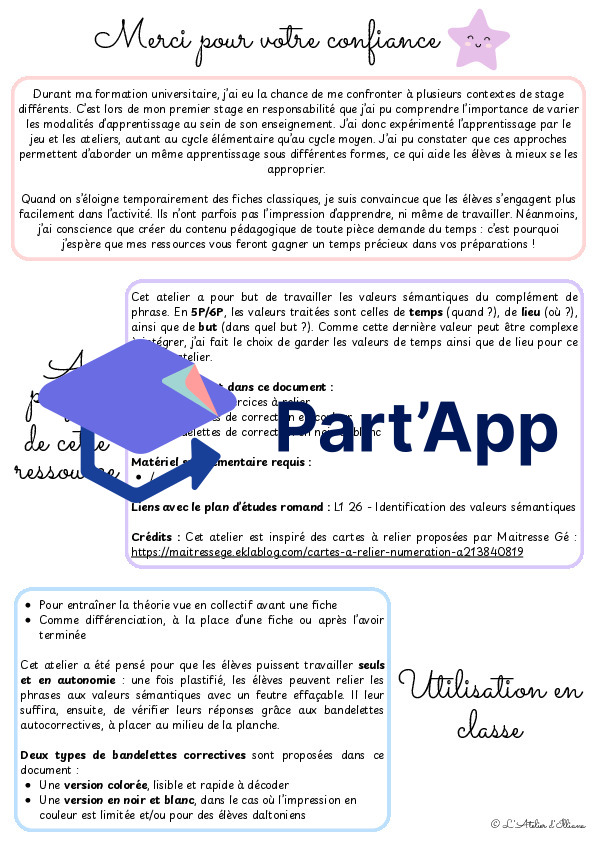 Planches à relier : Valeurs du complément de phrase (temps et lieu)_3