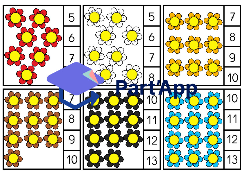 Cartes à compter (1 à 20) - printemps_3