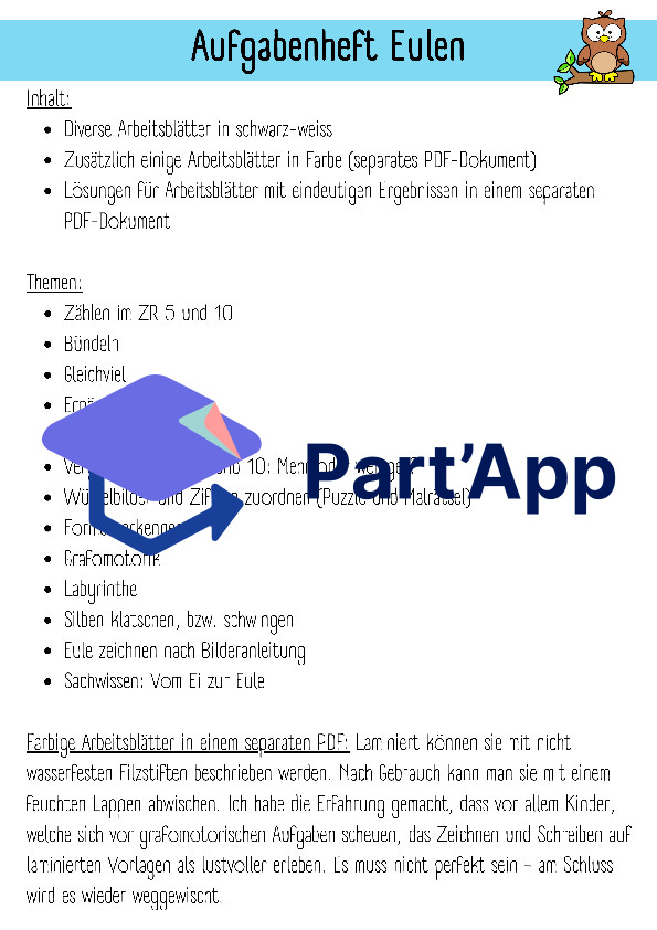 Aufgabenheft Eule (Kindergarten)_121