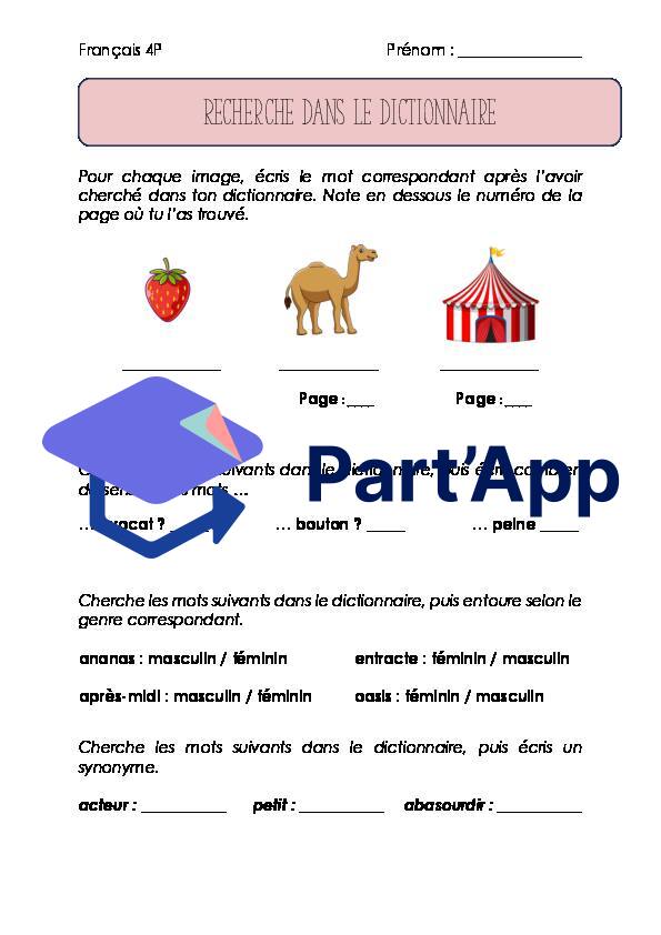 Recherche dans le dictionnaire_2