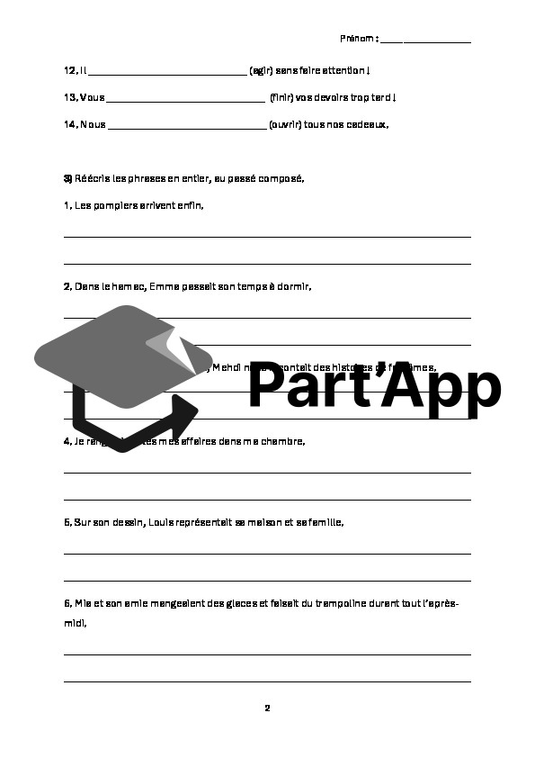 Fiche passé composé avec corrigé_3