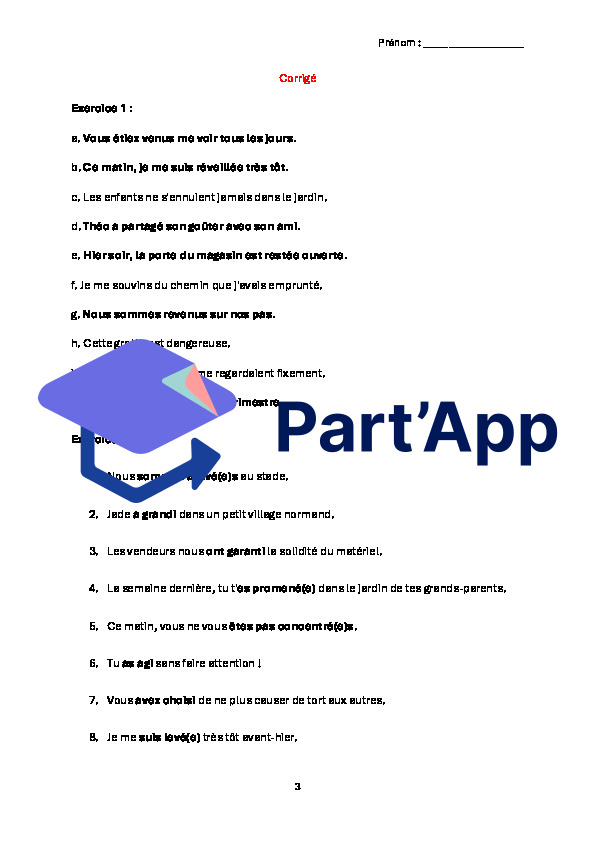 Fiche passé composé avec corrigé_4