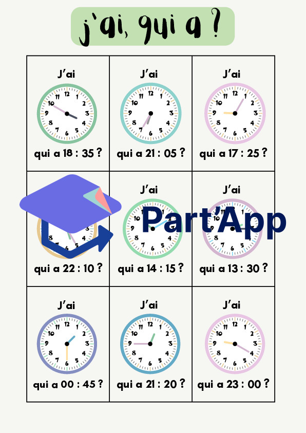 j'ai, qui a - les heures_5