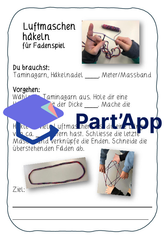 Luftmaschen häkeln für Fadenspiel_5