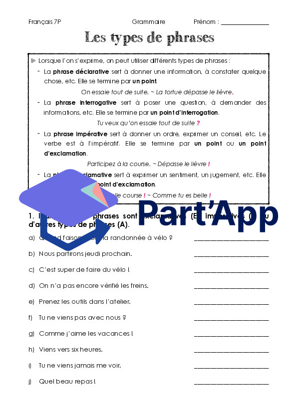 Les types de phrases (exclamatives et impératives)_2