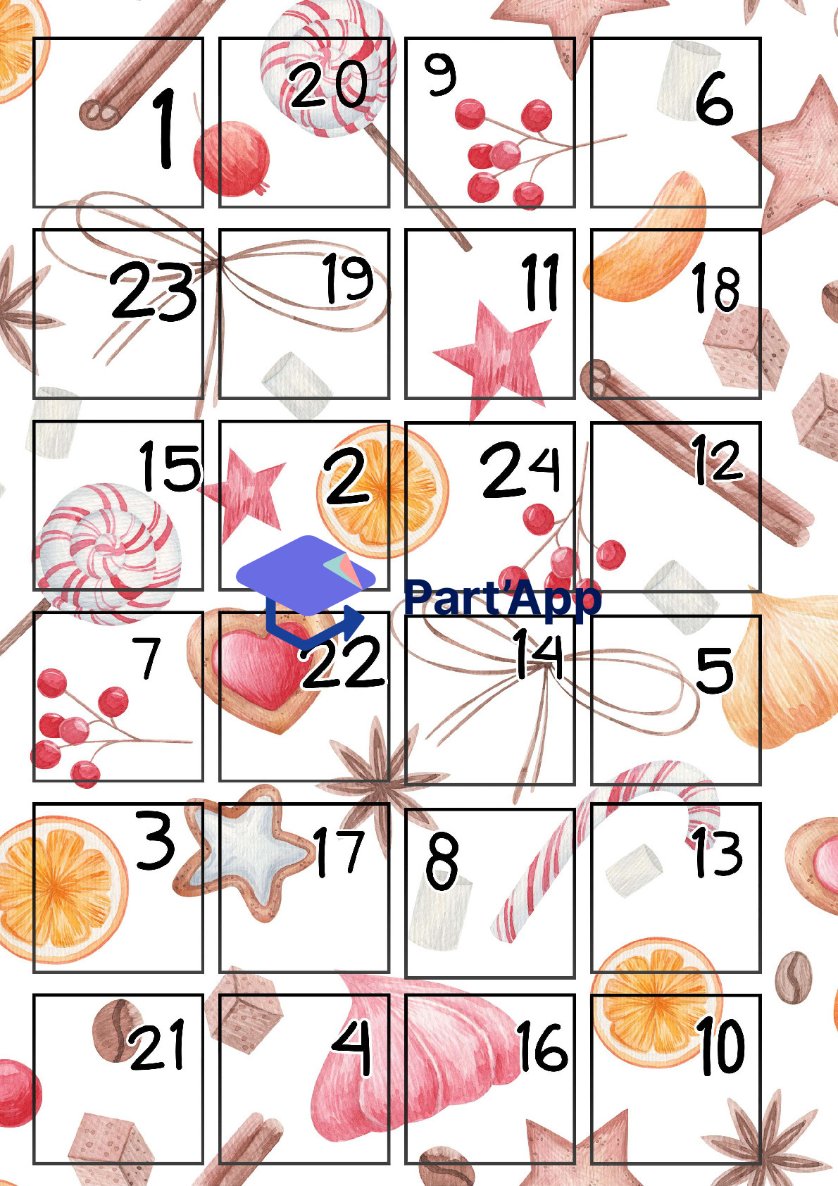 Calendriers coloriage + multiplications_6