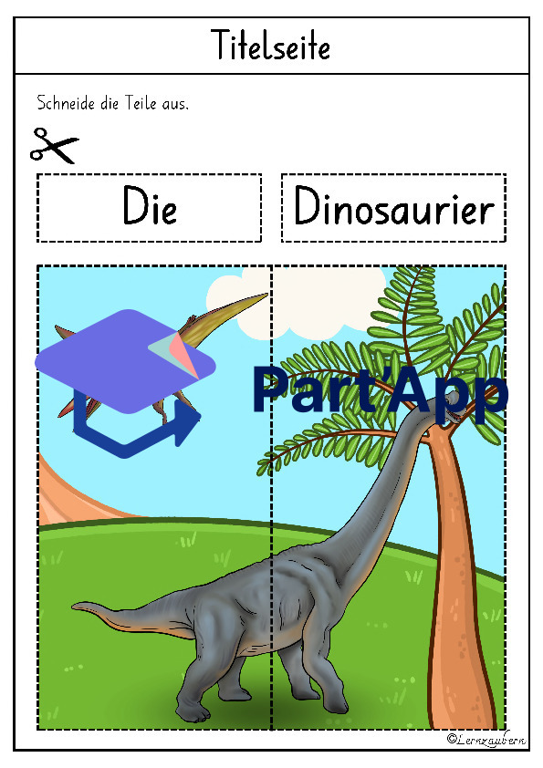Lapbook für den Kindergarten: Dinosaurier_4