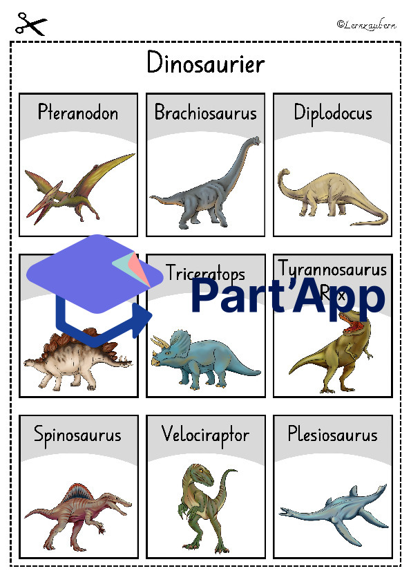 Lapbook für den Kindergarten: Dinosaurier_10