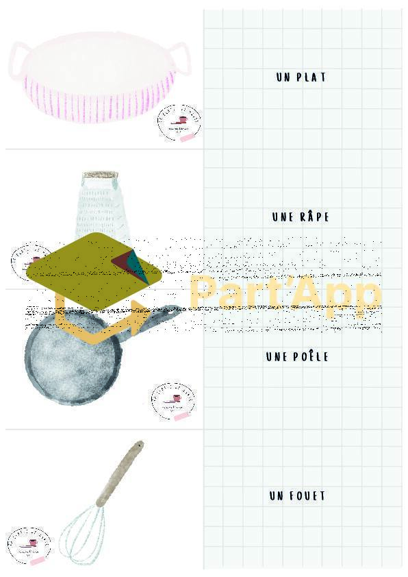Français 5-6P - La recette - Memory Ustensiles_5
