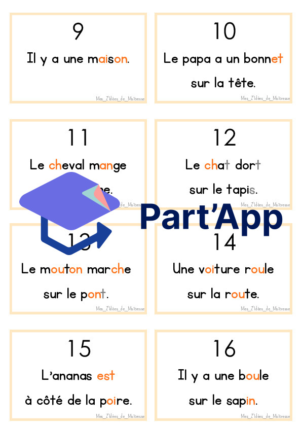 École dehors 3P: Rallye lecture de phrases_7
