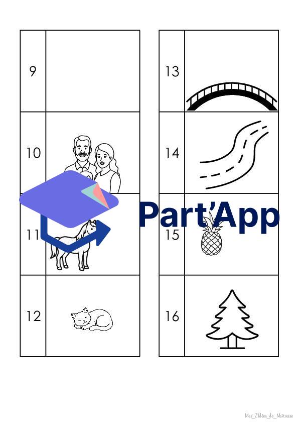 École dehors 3P: Rallye lecture de phrases_9