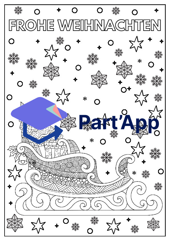 Ausmalbilder Zentangle Weihnachten_6