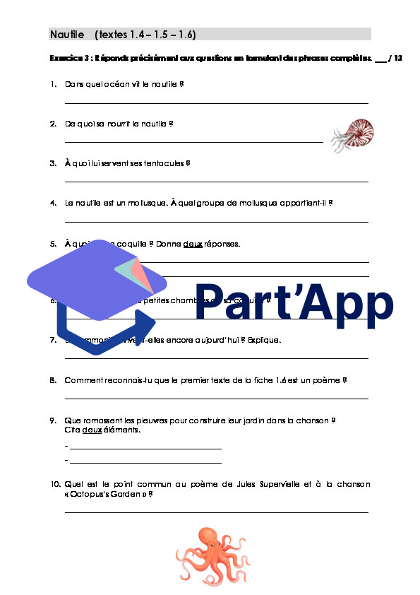 Français - 8e - Module 1 - Evaluation sur les textes + fiche d'objectifs_4