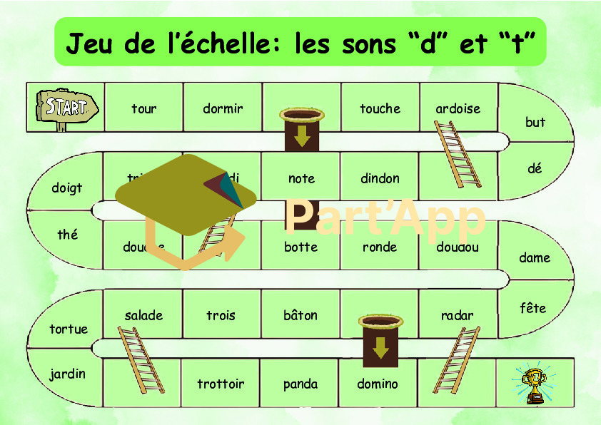 Jeu de l’échelle : les sons proches “d” et “t” (temps 3 : une paire de mots)_8