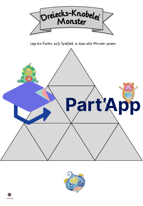 Dreiecks Knobelei Monster (Denk-Spiel)_3