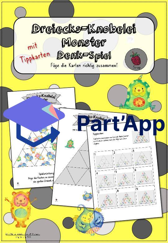 Dreiecks Knobelei Monster (Denk-Spiel)_6