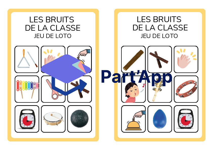 Loto des bruits de la classe_2