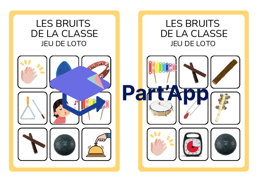 Loto des bruits de la classe_5