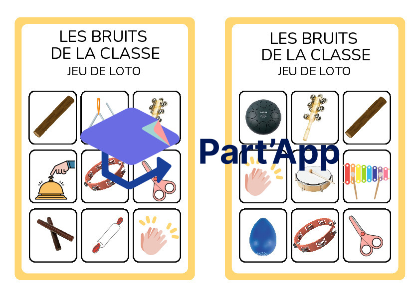 Loto des bruits de la classe_6