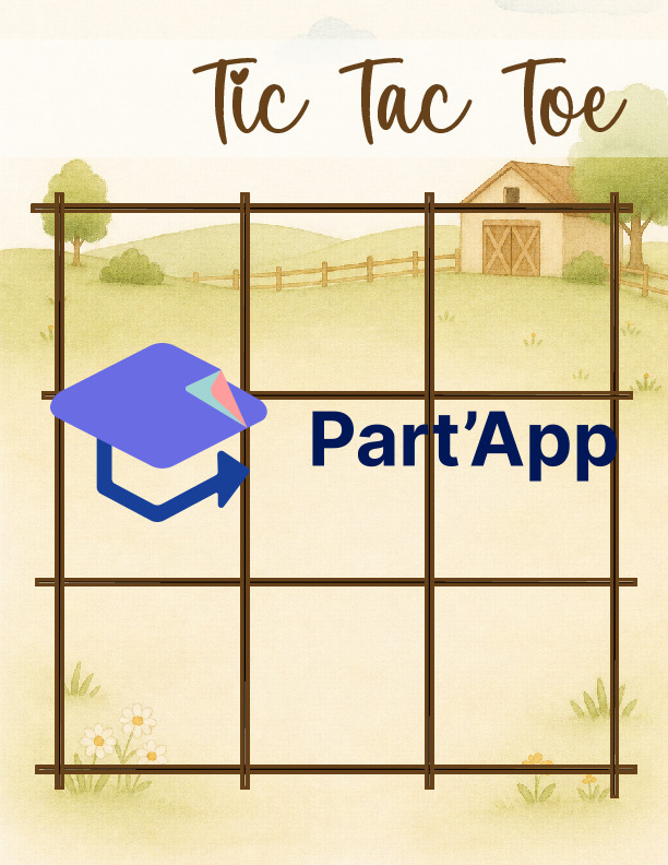 Tic-tac-toe - sur le thème de la ferme_4