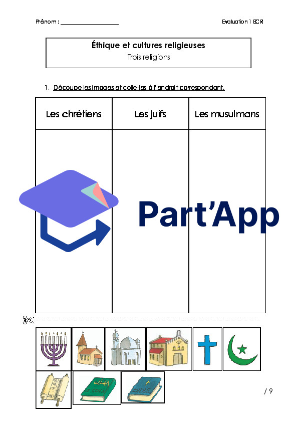 Évaluation – Trois religions (ECR)_2