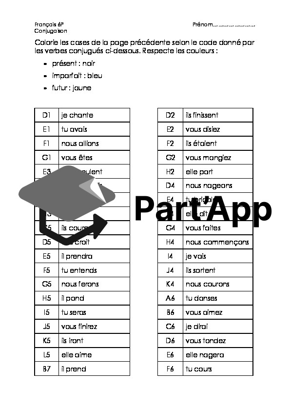 Identifier les temps des verbes 6P_4