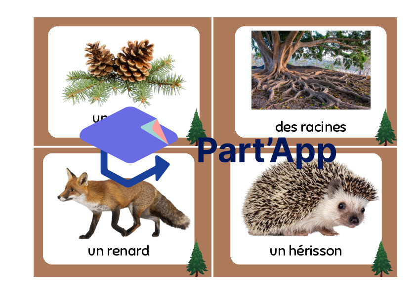 cartes de vocabulaire - forêt_3