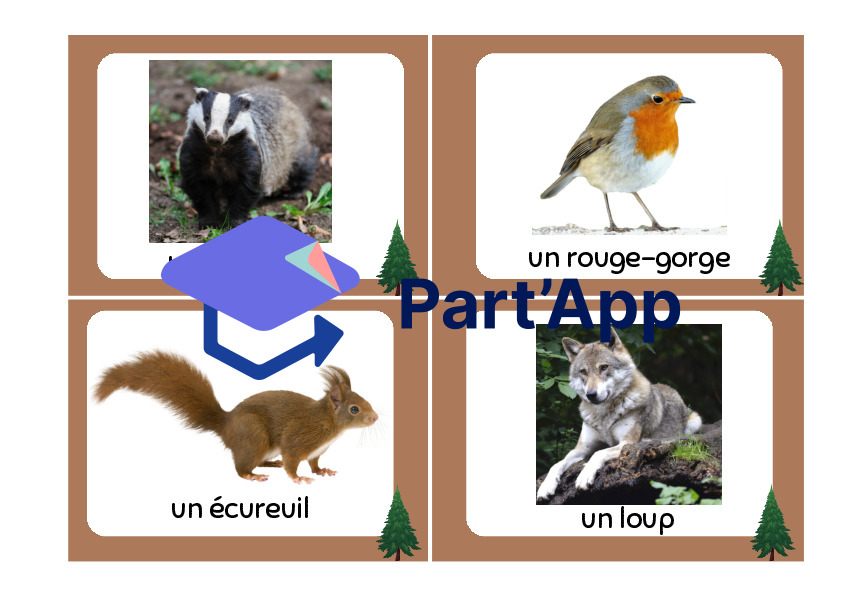 cartes de vocabulaire - forêt_4