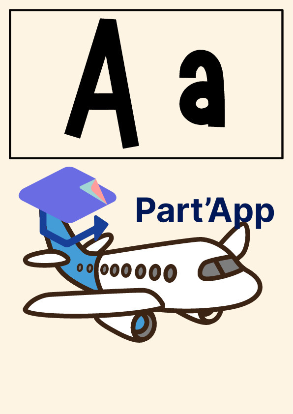 Abécédaire en écriture scripte (lettres détachées) - Affichage de la classe de A à Z avec illustrations_2