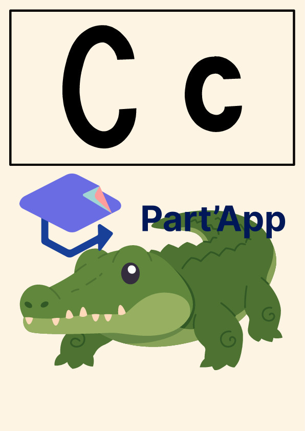Abécédaire en écriture scripte (lettres détachées) - Affichage de la classe de A à Z avec illustrations_4