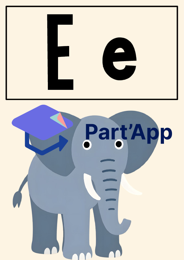 Abécédaire en écriture scripte (lettres détachées) - Affichage de la classe de A à Z avec illustrations_6