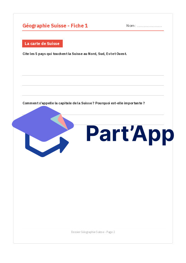 GÉOGRAPHIE SUISSE - Dossier Complet 12 Pages avec corrigé_3