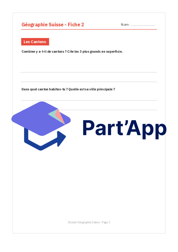 GÉOGRAPHIE SUISSE - Dossier Complet 12 Pages avec corrigé_4