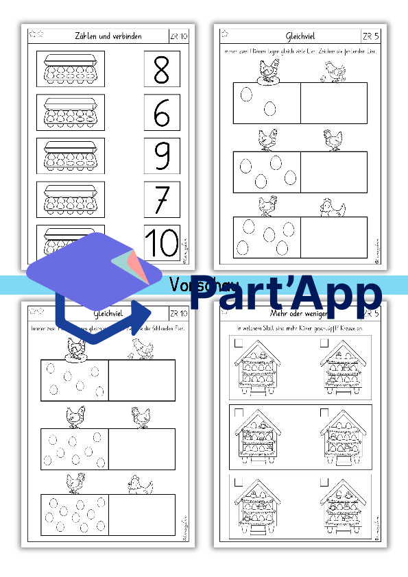 Aufgabenheft für den Kindergarten: Huhn_7