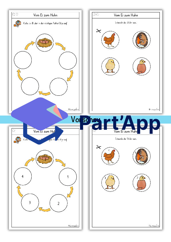Aufgabenheft für den Kindergarten: Huhn_11