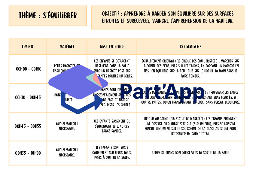 Séquences de Gymnastique 1H-2H : 10 Leçons Clés en Main pour l'École_4