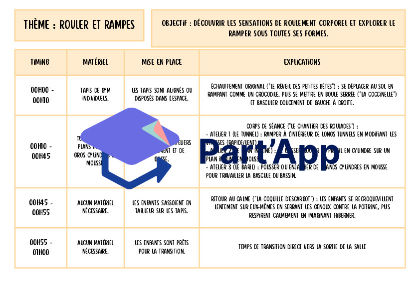 Séquences de Gymnastique 1H-2H : 10 Leçons Clés en Main pour l'École_7