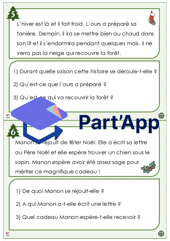 cartes compréhension lecture Noël_6