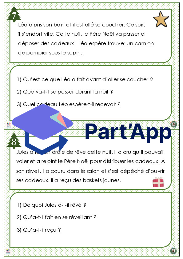 cartes compréhension lecture Noël_7
