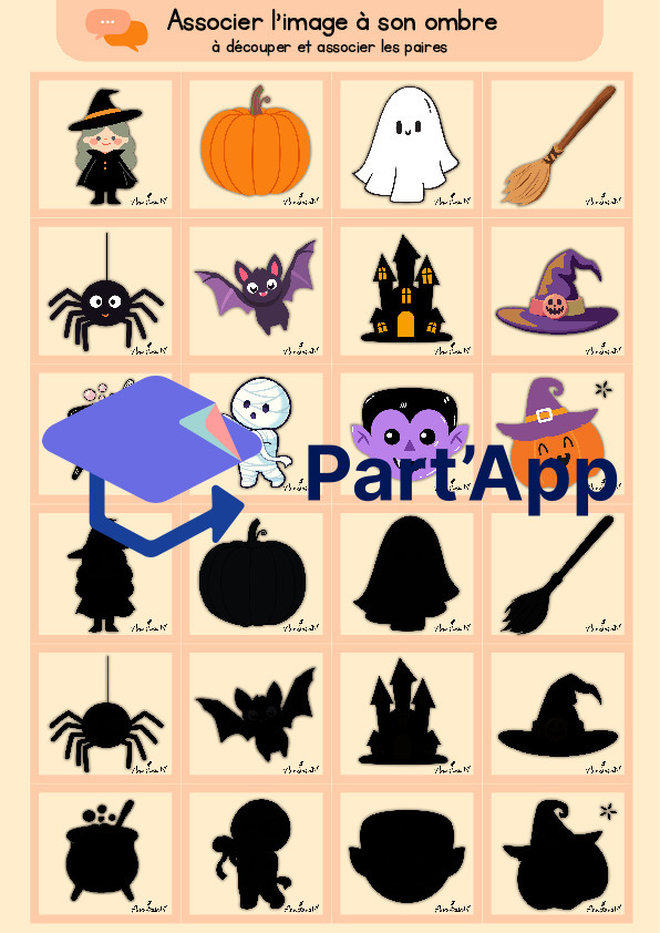 Associer images et ombres (Ateliers Halloween)_2