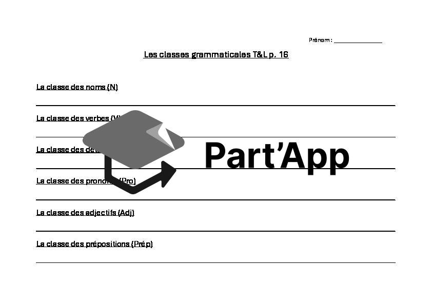 les classes grammaticales_2