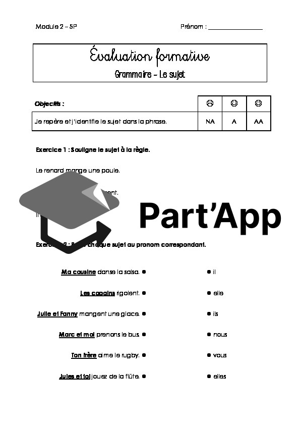 Evaluation formative 5P - Module 2_3