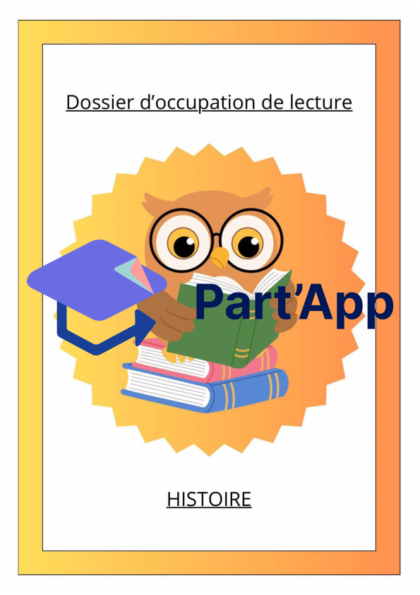 Dossier d'occupation de lecture: "Histoire"_2