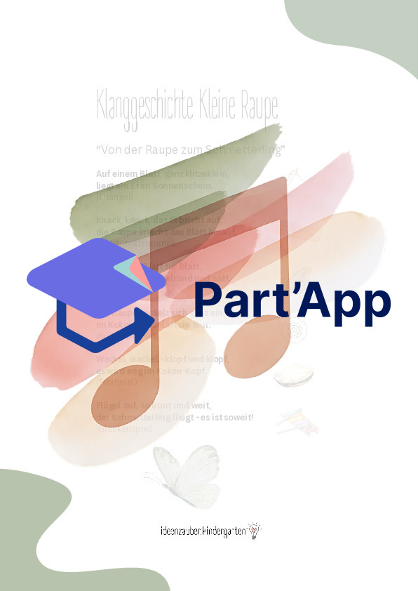 Klanggeschichte „Von der Raupe zum Schmetterling“ mit Bildkarten_2